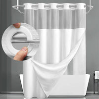 SPAELLE – Waffle Shower Curtain for Serene Bath Styling