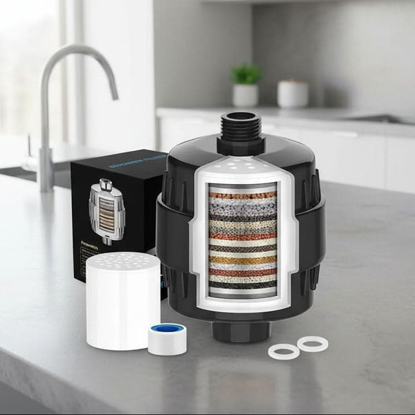 PUREAQUA – Sistema filtro acqua doccia a più stadi