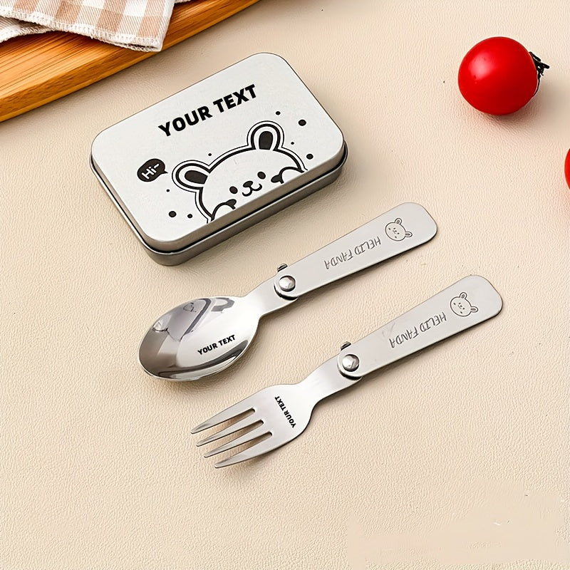 FOLDMATE – Portable Folding Fork Spoon Set