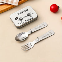 FOLDMATE – Portable Folding Fork Spoon Set