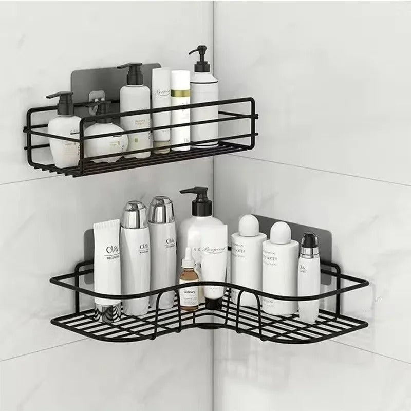 IRONOVA – Organisateur mural en métal pour étagère de salle de bain