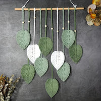 Verdelia - Bohemian Green Leaf Wall Hanging