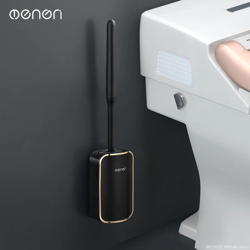 LUXCLEANSE – Wall Mounted Quick Dry Toilet Brush Set