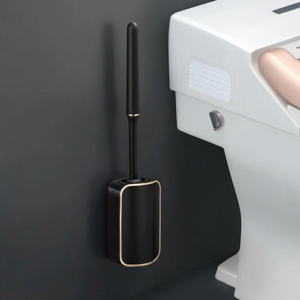 LUXCLEANSE – Wall Mounted Quick Dry Toilet Brush Set