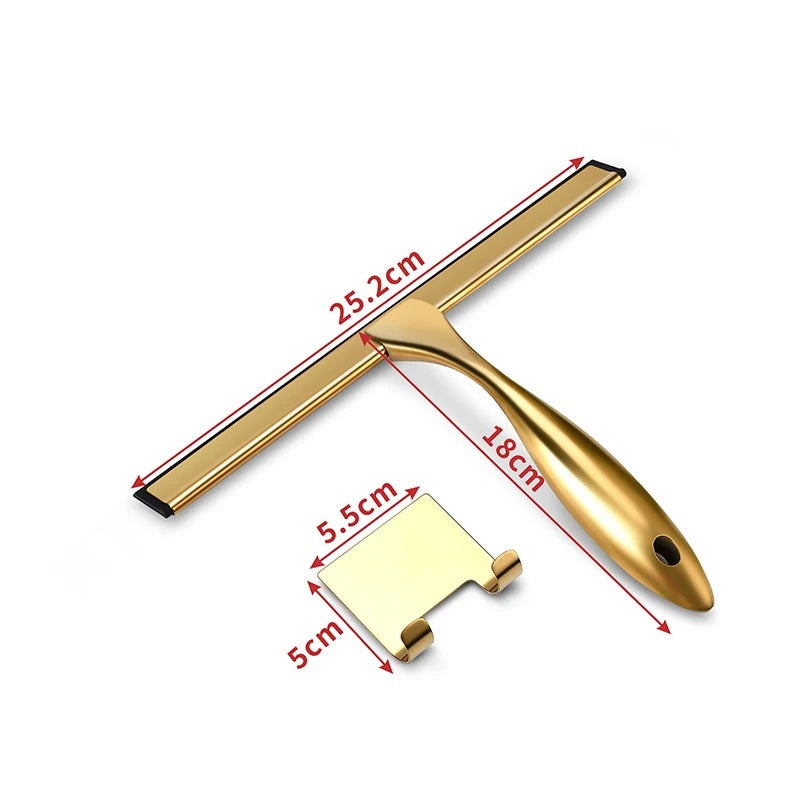 GOLDWIPE – Stainless Steel Shower Squeegee Cleaner
