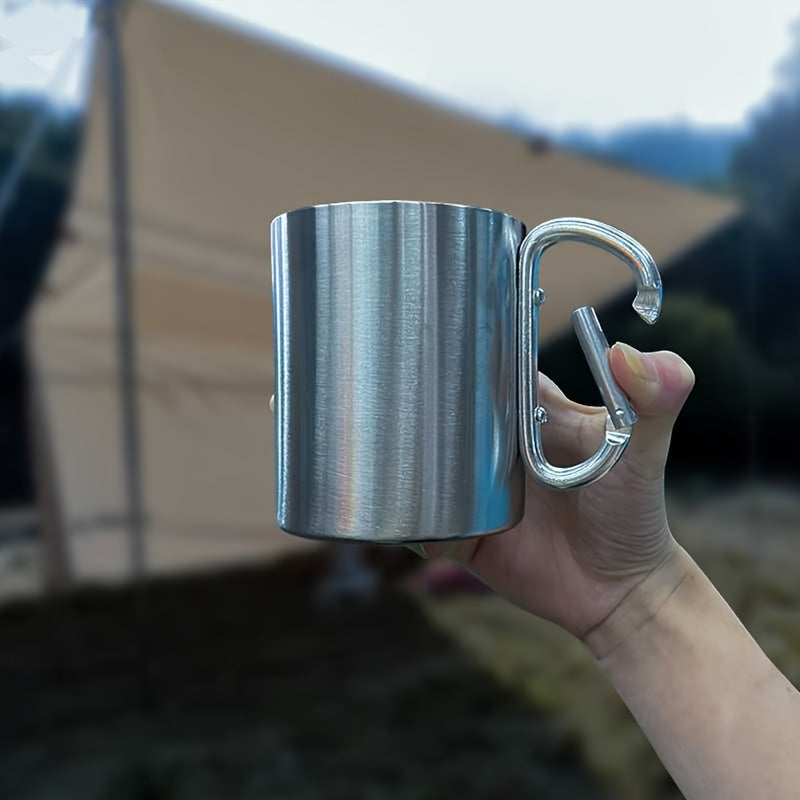 CLIPTREK – Gobelet de camping portable en acier inoxydable
