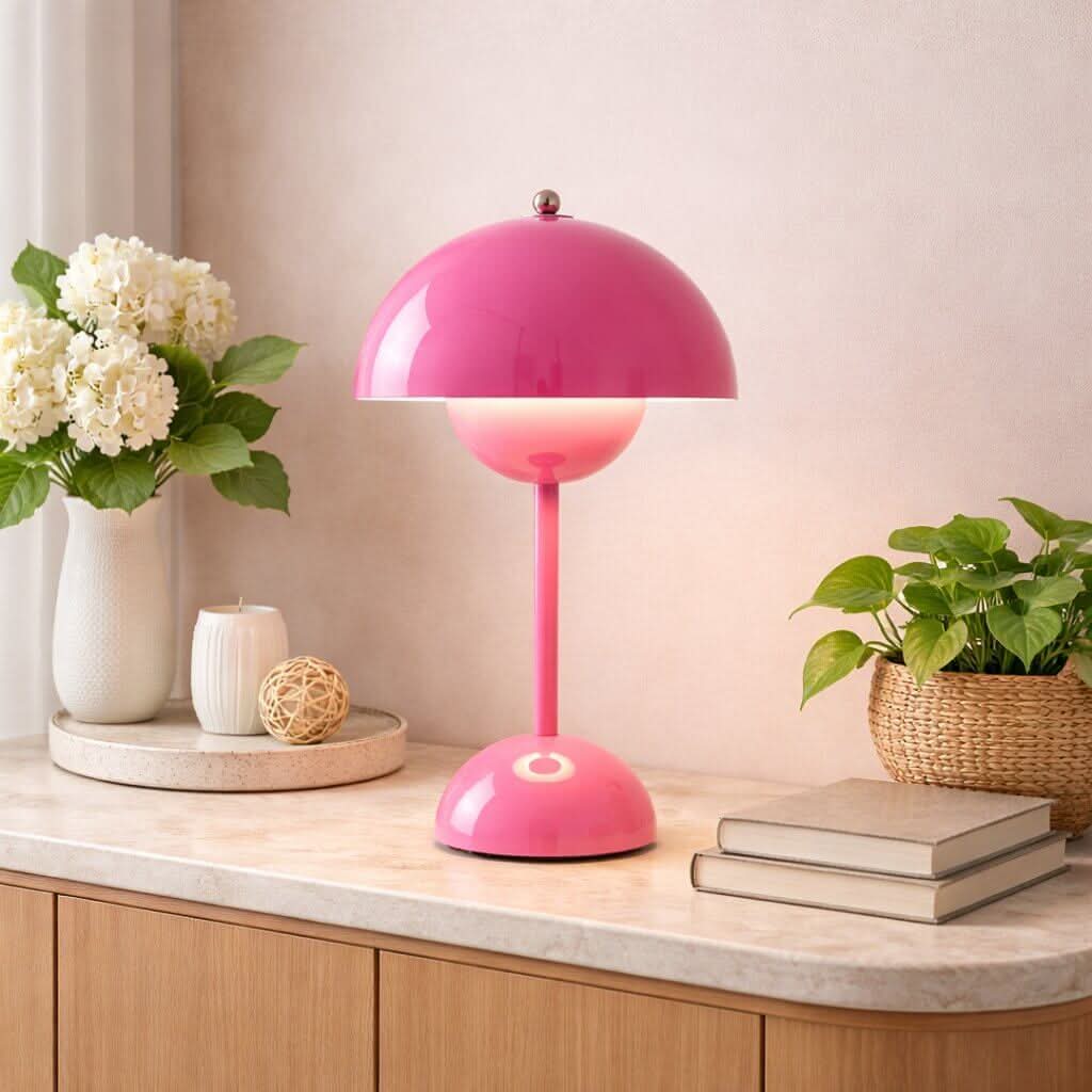 GLOWDIAL – Cordless LED Table Lamp for Flexible Lighting