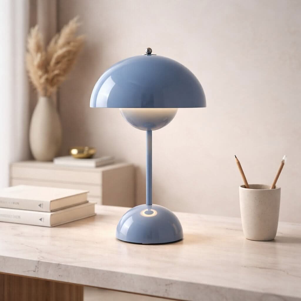 GLOWDIAL – Cordless LED Table Lamp for Flexible Lighting