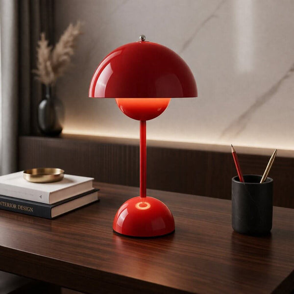 GLOWDIAL – Cordless LED Table Lamp for Flexible Lighting
