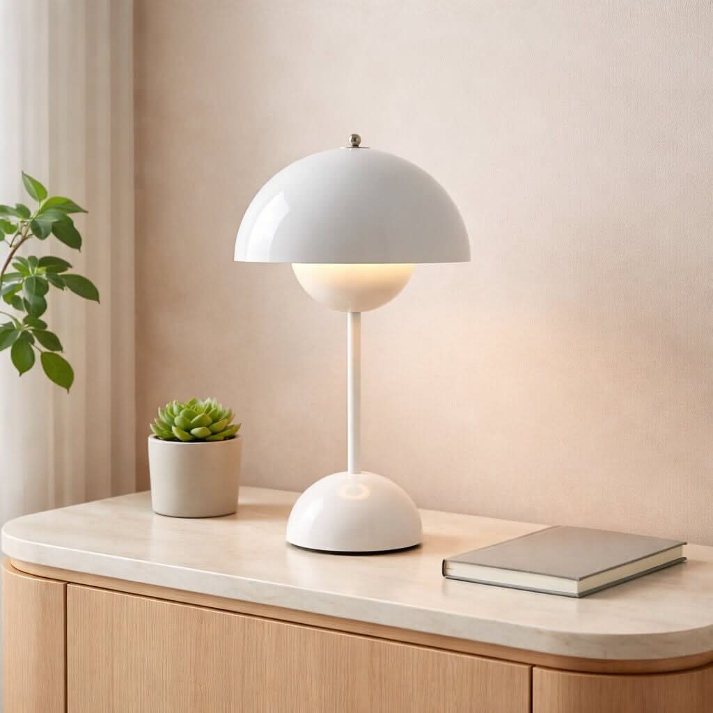 GLOWDIAL – Cordless LED Table Lamp for Flexible Lighting