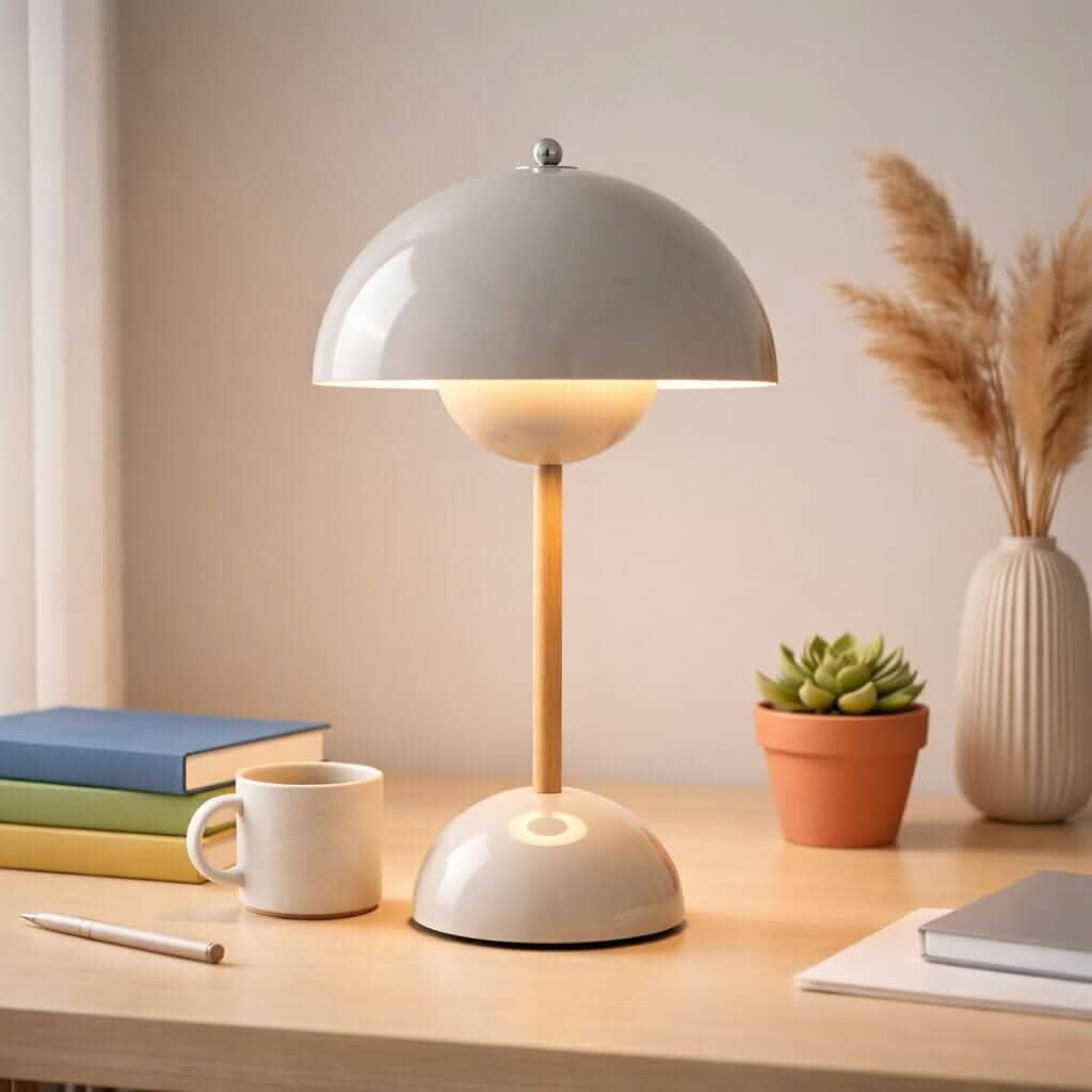 GLOWDIAL – Cordless LED Table Lamp for Flexible Lighting