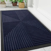 RIBGEORA – Geometric Ribbed Doormat for Clean Entryways