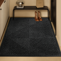RIBGEORA – Geometric Ribbed Doormat for Clean Entryways