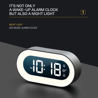 AMBERWAKE – Digital Alarm Clock with Warm Night Light