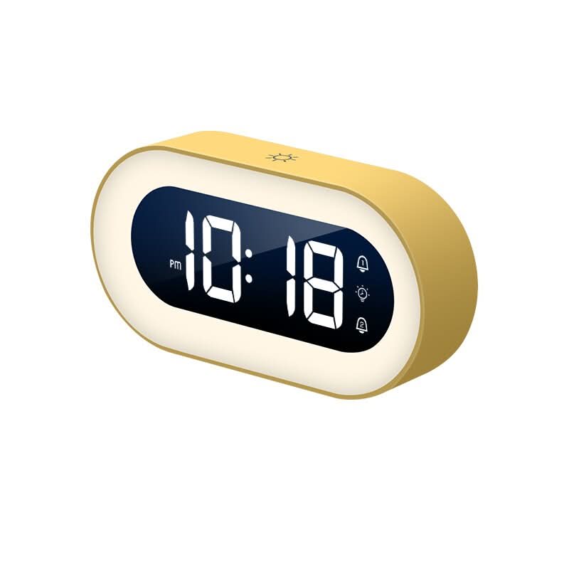 AMBERWAKE – Digital Alarm Clock with Warm Night Light