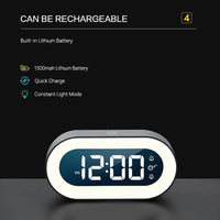 AMBERWAKE – Digital Alarm Clock with Warm Night Light