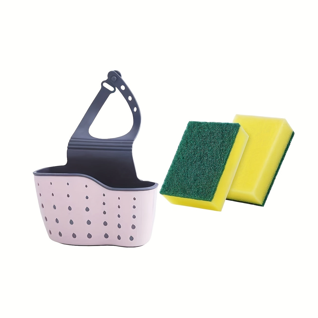SINKORGANIX – Plateau de rangement réglable pour évier avec ensemble d'éponges