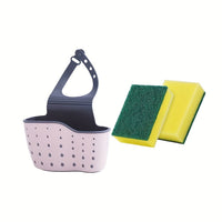SINKORGANIX – Plateau de rangement réglable pour évier avec ensemble d'éponges