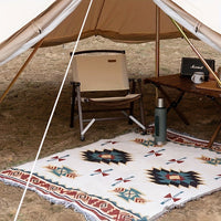 BohoLiving - Südwestlicher Jacquard-Picknickdecke