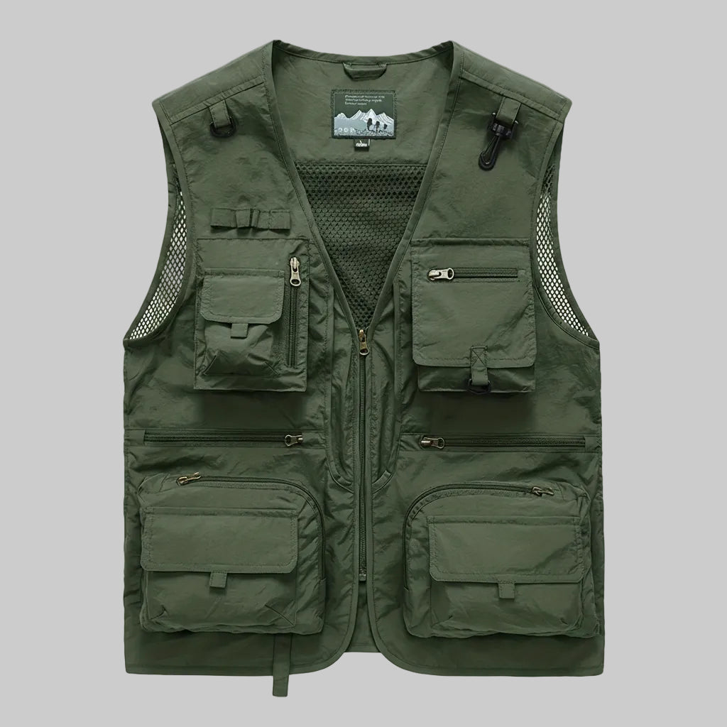 POCKETNEST – Casual Outdoor Vest with Secure Zipper Pockets
