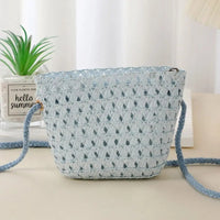 MINIBLOOM – Mini sac bandoulière en paille tissée