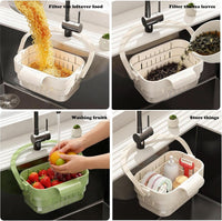 COLLAFLEX – Retractable Hanging Colander for Space-Saving Organization