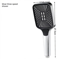 AQUASQUARE – High Pressure 3 Mode Rainfall Shower Head