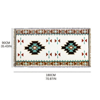 BohoLiving - Südwestlicher Jacquard-Picknickdecke