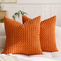 CORDFLOW – Housses de coussin à texture bulle pour décoration canapé et chambre