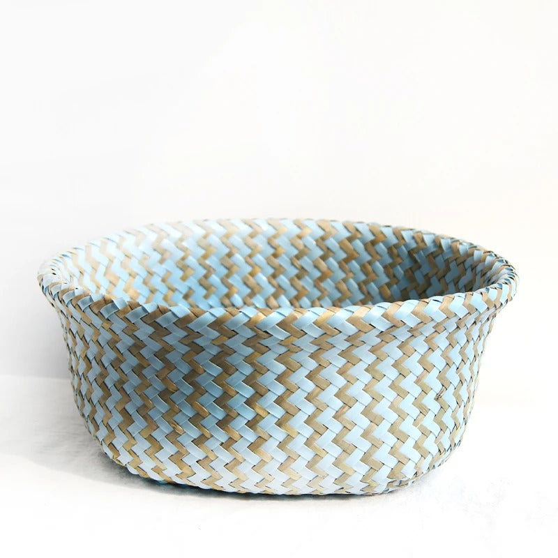 NATURWEAVE – Wicker Storage Basket Boho Organizer