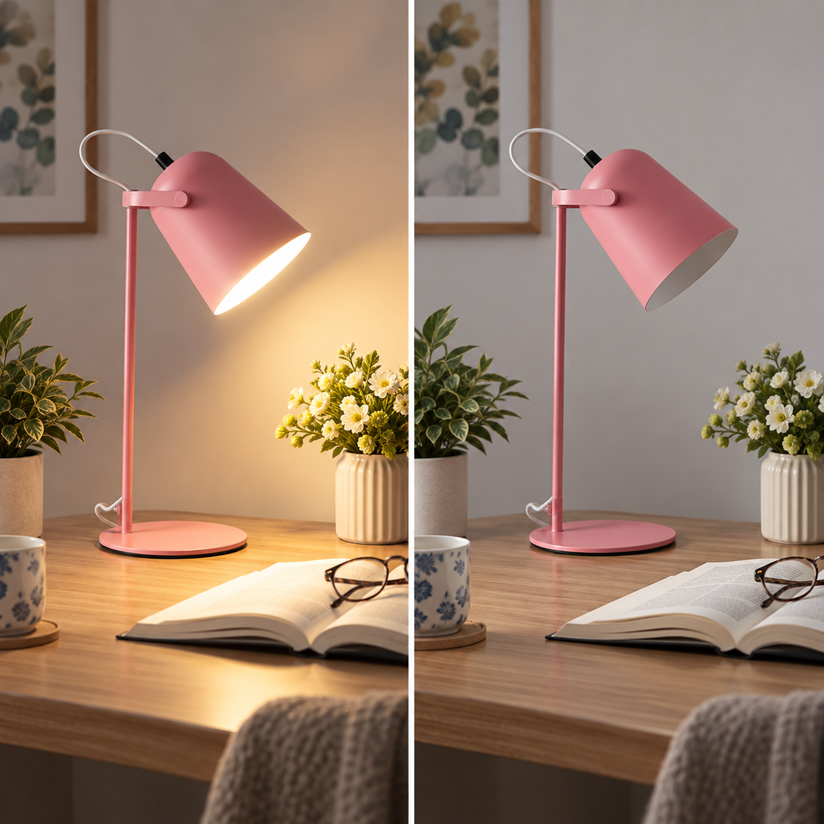DESKFLARE – Verstellbare Schreibtischlampe für gerichtetes Alltagslicht