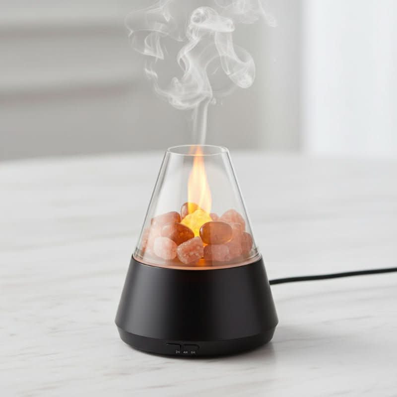 CRYSTAROMA – Crystal-Style Essential Oil Diffuser with Soft LED Glow