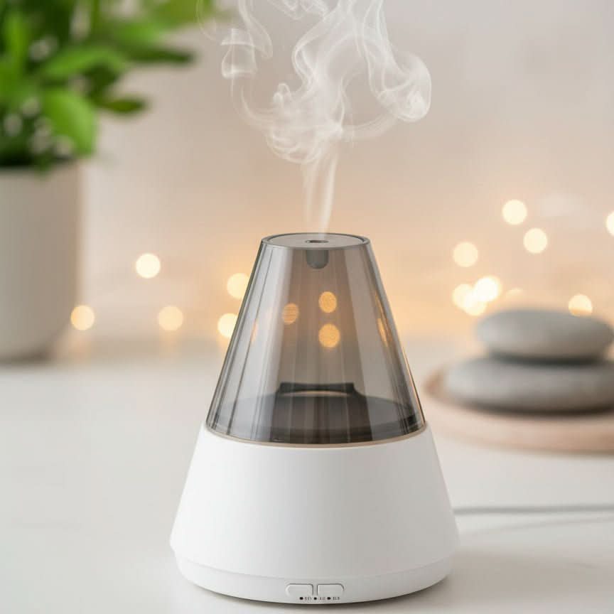 CRYSTAROMA – Crystal-Style Essential Oil Diffuser with Soft LED Glow