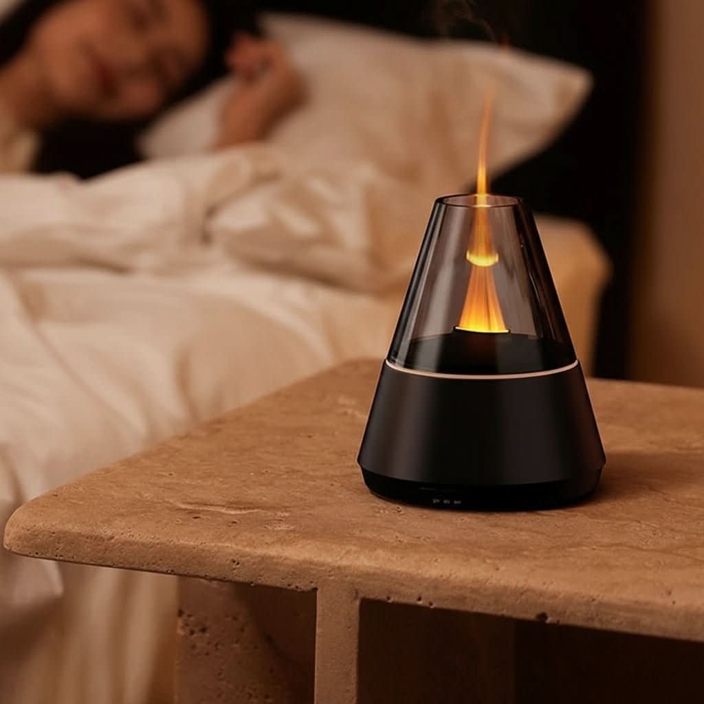 CRYSTAROMA – Crystal-Style Essential Oil Diffuser with Soft LED Glow