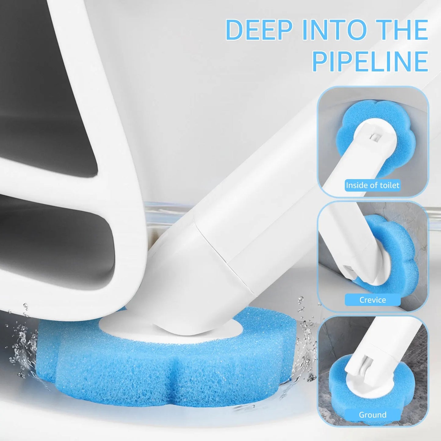 HYGIENIXPRO – Disposable Toilet Brush Cleaning Kit