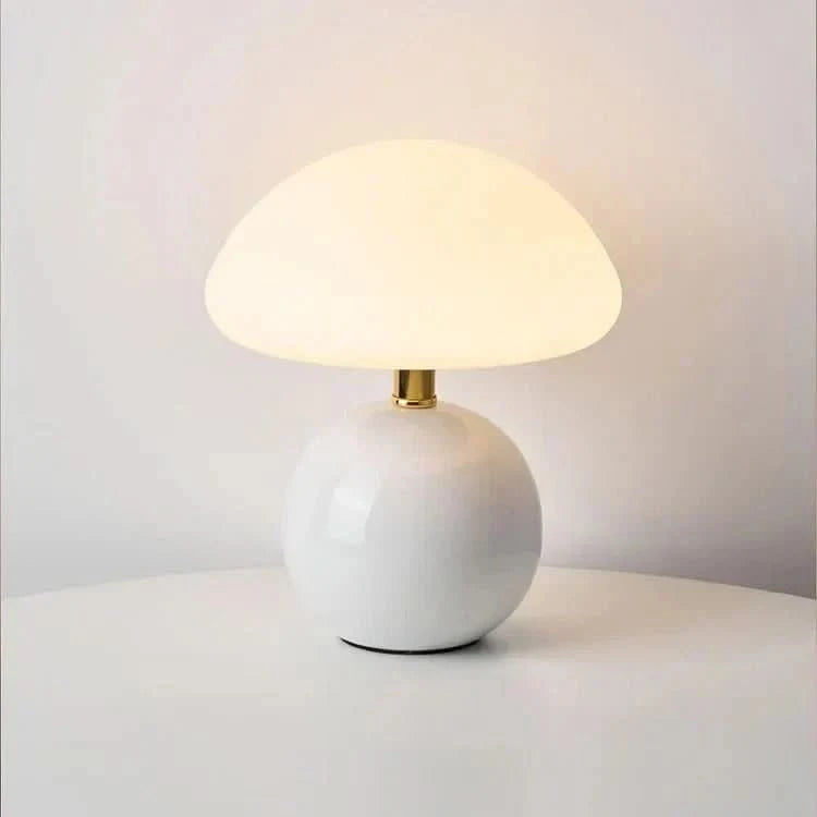 CAPLORA – Moderne Pilz-Tischlampe für sanftes, stimmungsvolles Licht