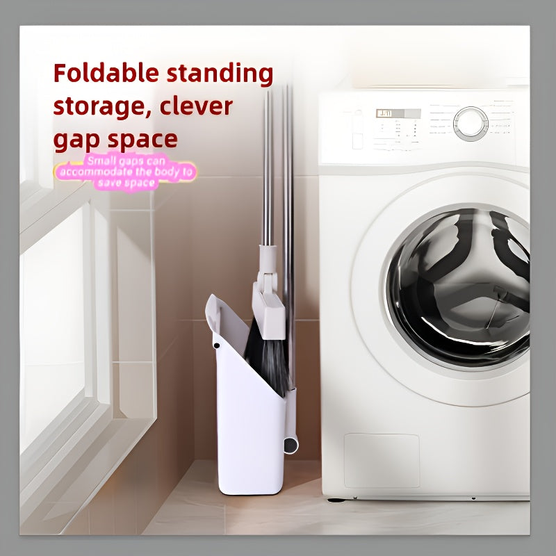 SWEEPFLOW – Compact Broom Dustpan Cleaning Set