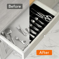 FLEXITRAY – Organisateur d’ustensiles extensible pour tiroirs de cuisine