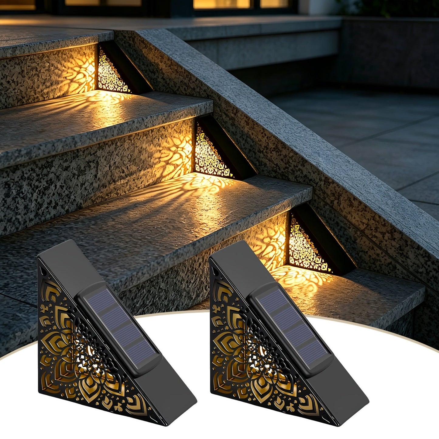 Stepora - Solar Metal Outdoor Step Lights