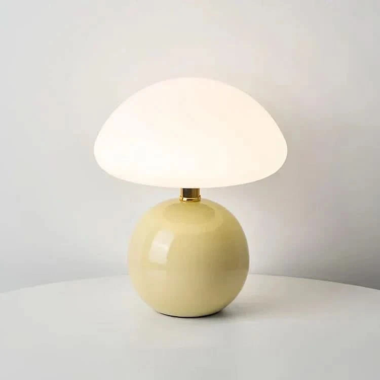 CAPLORA – Moderne Pilz-Tischlampe für sanftes, stimmungsvolles Licht
