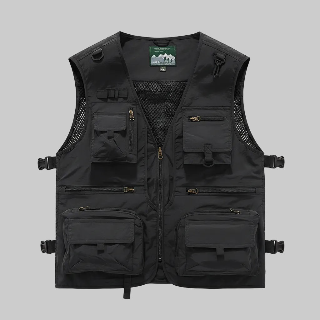POCKETNEST – Casual Outdoor Vest with Secure Zipper Pockets