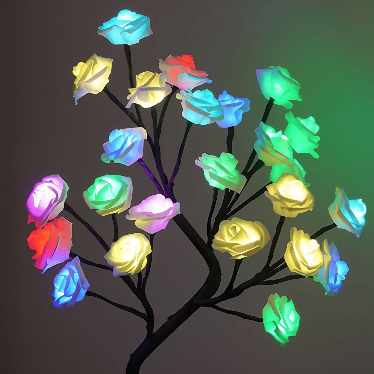 ROSEGLOW – Veilleuse florale pour une illumination décorative élégante