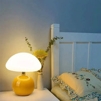 CAPLORA – Moderne Pilz-Tischlampe für sanftes, stimmungsvolles Licht