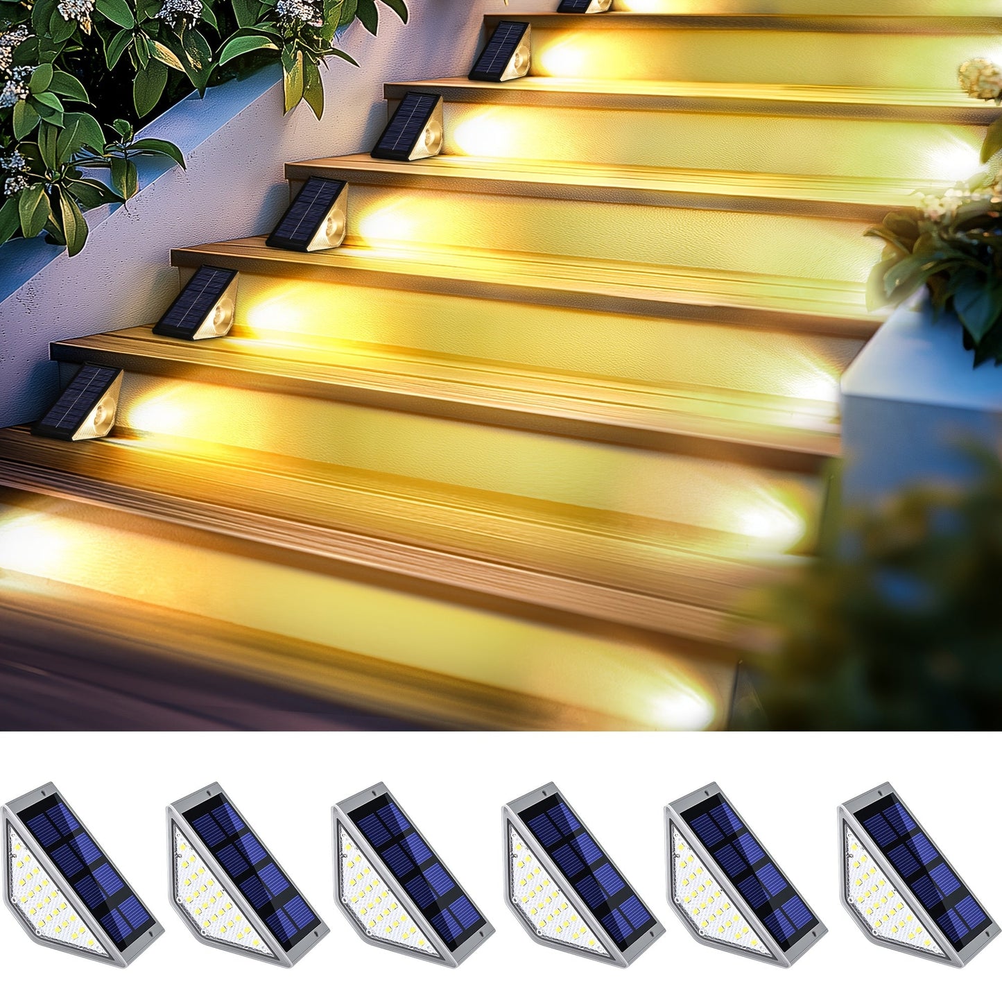 Stepora - SolarRise LED Outdoor Step Lights