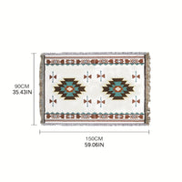 BohoLiving - Südwestlicher Jacquard-Picknickdecke