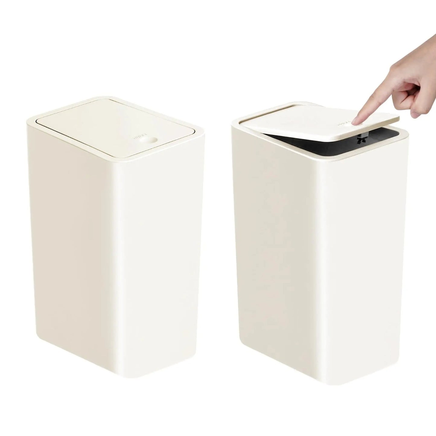 PRESSLUX – Slim Press Top Trash Can 10L