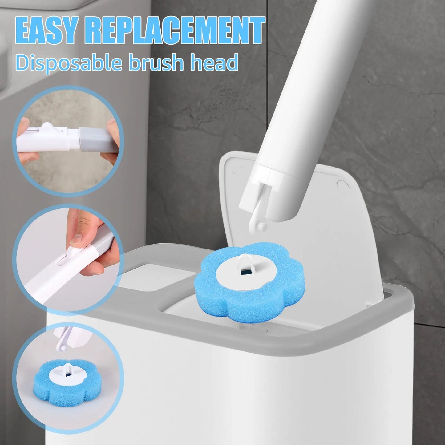 HYGIENIXPRO – Disposable Toilet Brush Cleaning Kit