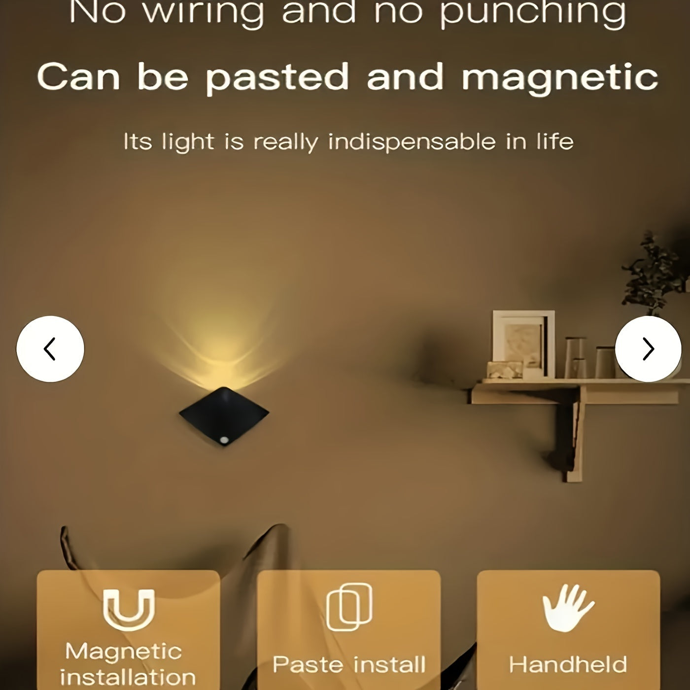 Auralis - Motion Sensor Modern Wall Night Light