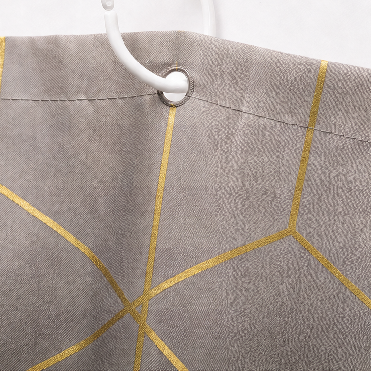 VEINELLE – Marble Print Shower Curtain for Graceful Bathroom Privacy