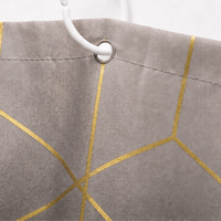 VEINELLE – Marble Print Shower Curtain for Graceful Bathroom Privacy